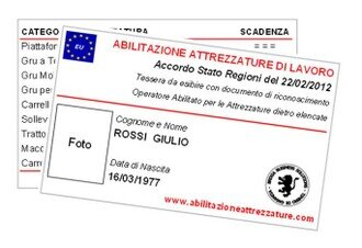 Approfitta subito delle agevolazioni e dei forti sconti per conseguire anche tu il patentino per le attrezzature di lavoro